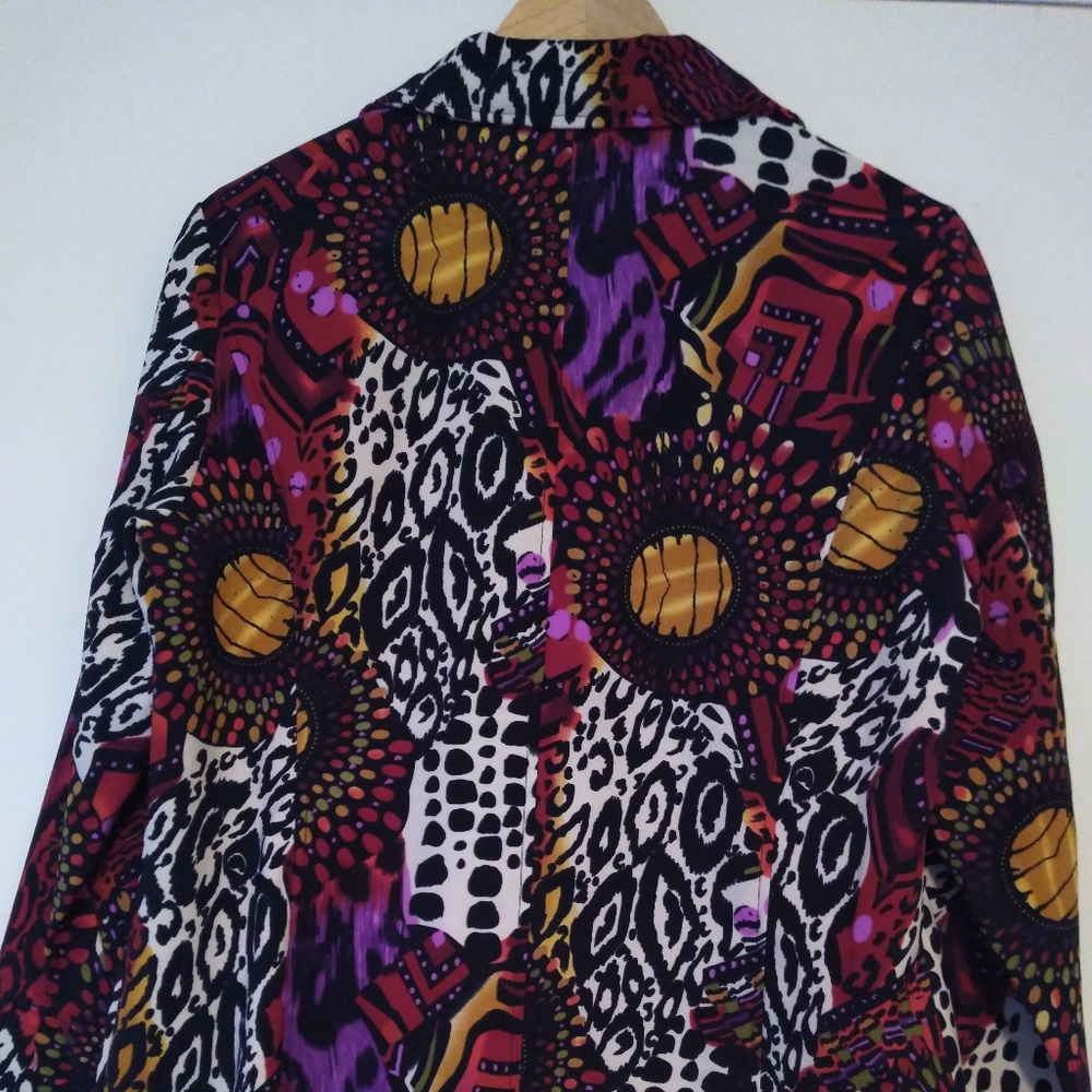 SACO  ERIN LONDON SIZE S AND COLOR RED AND PURPLE